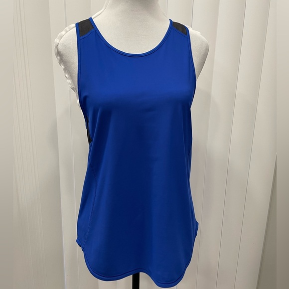 lululemon athletica Tops - Lululemon Sculpt Tank ll in RARE Blue and Black colored top size 6-8
